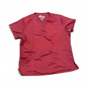 Mini Marilyn by Medichic burgundy nurses Scrub Top size 2X
